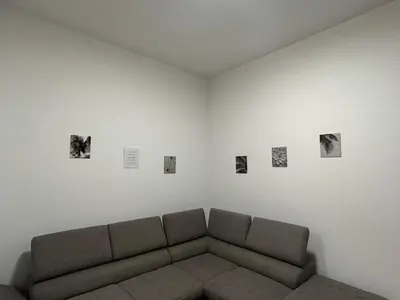 Ein Sitzbereich in der Unterkunft Paky Appartements 00207
