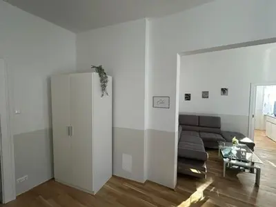 Ein Sitzbereich in der Unterkunft Paky Appartements 00207