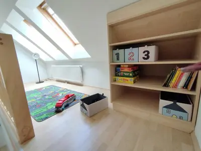 Die Bibliothek in der Ferienwohnung