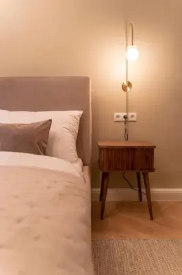 Ein Bett oder Betten in einem Zimmer der Unterkunft josef's home I Premium Apartment I City Center
