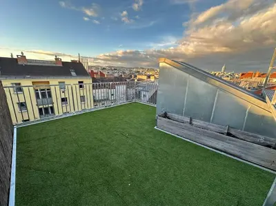 Das Gebäude in dem sich die Ferienwohnung befindet