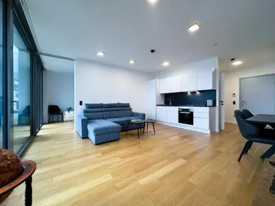 Küche/Küchenzeile in der Unterkunft LUXUS-Apartment mit Weitblick