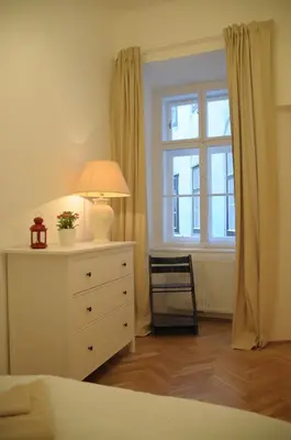 Ein Bett oder Betten in einem Zimmer der Unterkunft Lovely Renovated Apartment Top 11 - Easy Self Check in