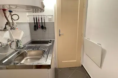 Küche/Küchenzeile in der Unterkunft Mariahilfer street apartment