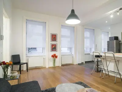Küche/Küchenzeile in der Unterkunft Inviting apartment in Wien