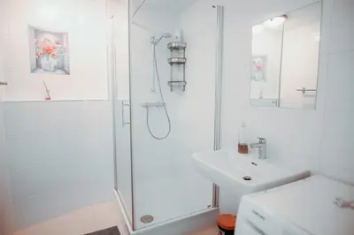 Ein Badezimmer in der Unterkunft Danube Island Apartment 3