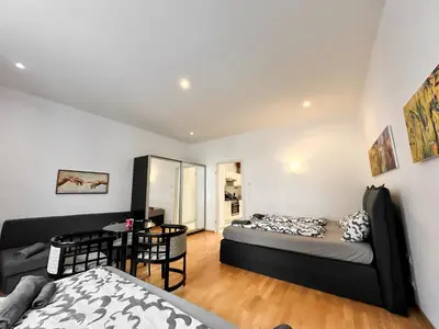 Ein Bett oder Betten in einem Zimmer der Unterkunft W Apartment - Brigittenau Area MM10
