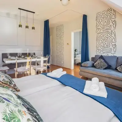 Green Dream Apartment - 3BR - Gym - Parking - Rooftop - Terrace