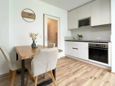 Küche/Küchenzeile in der Unterkunft H2 – Gemütlichkeit in Bad Sauerbrunn!
