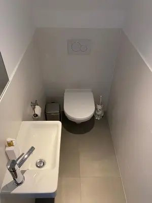 Ein Badezimmer in der Unterkunft Apartment in Grinzing bis zu 4 Personen