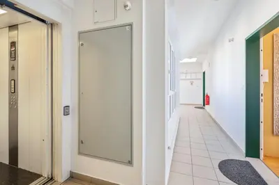 Grundriss der Unterkunft Dry Flower Apartment - 2BR - Gym - Parking - Rooftop - New