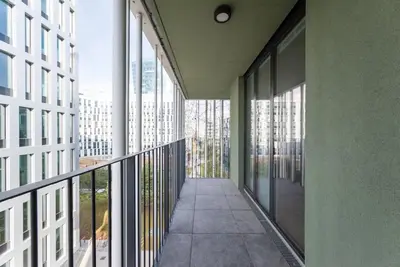Ein Balkon oder eine Terrasse in der Unterkunft Smart Studio with Terrace by HM