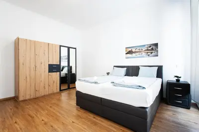 Ein Bett oder Betten in einem Zimmer der Unterkunft Siebert16