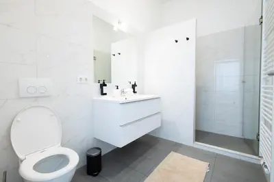 Ein Badezimmer in der Unterkunft Siebert16