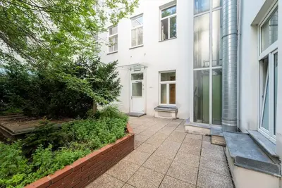 Das Gebäude in dem sich die Ferienwohnung befindet