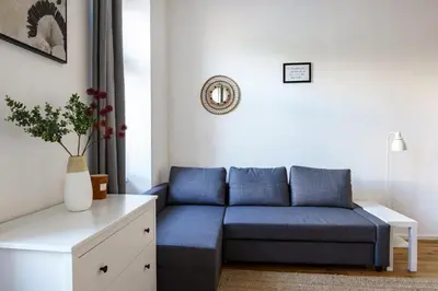 Ein Sitzbereich in der Unterkunft VLA - Angeligasse