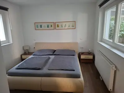 Ein Bett oder Betten in einem Zimmer der Unterkunft Wohnung in toller City-Lage 45 m2