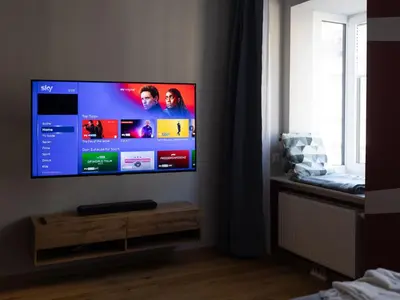 TV/Unterhaltungsangebot in der Unterkunft Vienna City Premium Apartments with Free Parking Garage