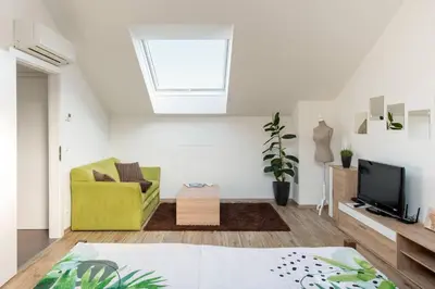 TV/Unterhaltungsangebot in der Unterkunft Helles gemütliches Apartment V5
