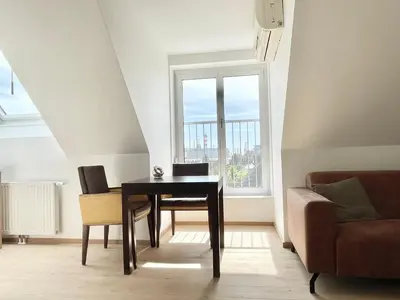 Ein Sitzbereich in der Unterkunft Reinisch Apartments