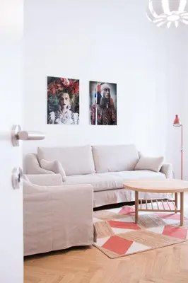 Ein Sitzbereich in der Unterkunft HeyMi Apartments Stephansdom