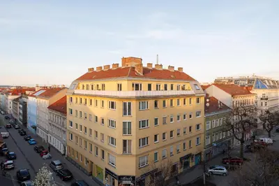 Ein allgemeiner Blick auf Wien oder ein Stadtblick von der Ferienwohnung aus