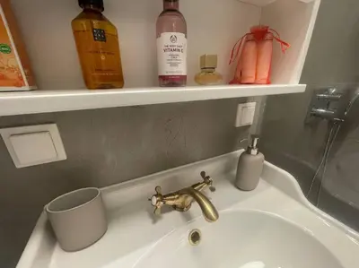 Ein Badezimmer in der Unterkunft Stilvolles Augarten Refugium