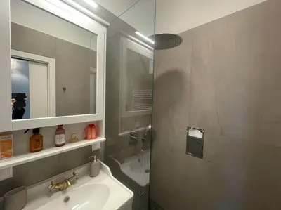 Ein Badezimmer in der Unterkunft Stilvolles Augarten Refugium