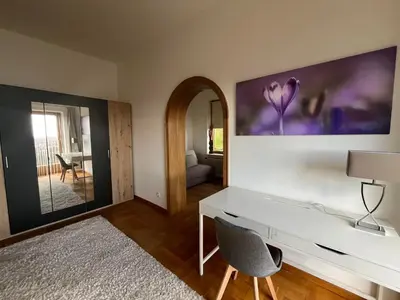 Ein Bett oder Betten in einem Zimmer der Unterkunft Almschlössl