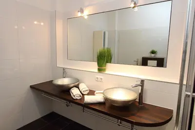 Ein Badezimmer in der Unterkunft Klimt Apartments
