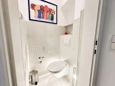 Ein Badezimmer in der Unterkunft W Apartment - Brigittenau Area MM29