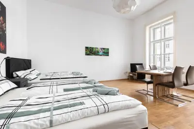 Ein Bett oder Betten in einem Zimmer der Unterkunft Getreide T13