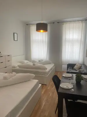 Ein Bett oder Betten in einem Zimmer der Unterkunft New Apartment with Balcony 11
