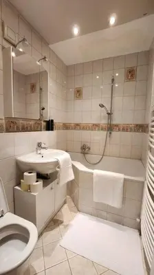 Ein Badezimmer in der Unterkunft Innere Stadt Apartment (am Ring)