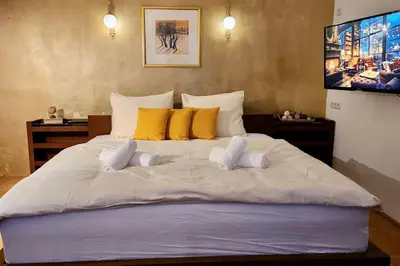 Ein Bett oder Betten in einem Zimmer der Unterkunft Innere Stadt Apartment (am Ring)