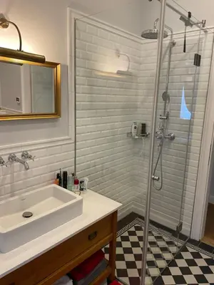 Ein Badezimmer in der Unterkunft Repräsentative Wohnung in bester Lage