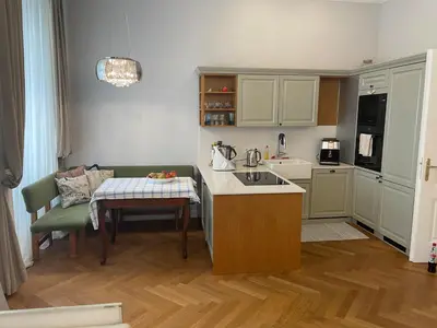 Küche/Küchenzeile in der Unterkunft Repräsentative Wohnung in bester Lage