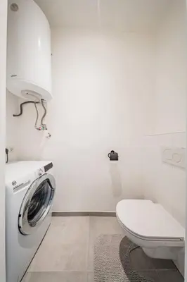 Ein Badezimmer in der Unterkunft 75 m² near Nussdorferstrasse U6