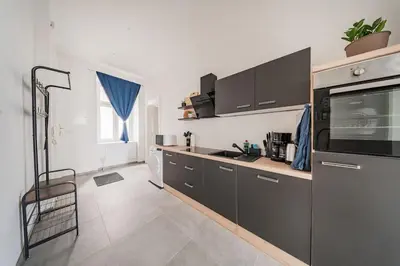 Küche/Küchenzeile in der Unterkunft 75 m² near Nussdorferstrasse U6