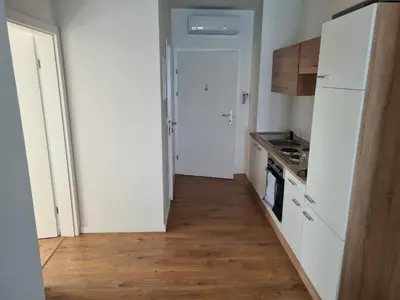Küche/Küchenzeile in der Unterkunft GardenLoft no 6