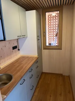Küche/Küchenzeile in der Unterkunft Tiny House Brunn am Gebirge