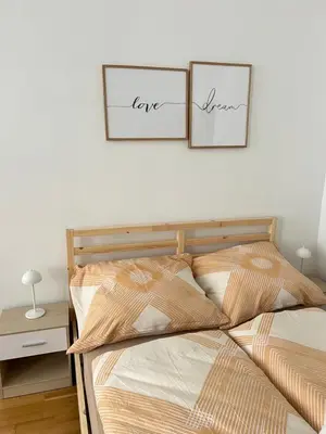 Ein Bett oder Betten in einem Zimmer der Unterkunft Top Location