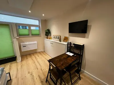 TV/Unterhaltungsangebot in der Unterkunft RMI1 - Apartment für Urlauber, Monteure - mit AC und Infrarotheizung