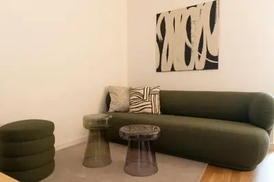 Ein Sitzbereich in der Unterkunft josef's home I Premium Apartment I Near Center