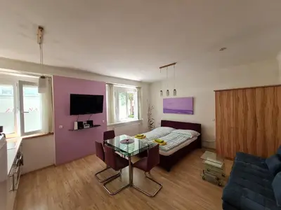 TV/Unterhaltungsangebot in der Unterkunft Modern Studio in the Heart of Vienna - Steps from the Opera