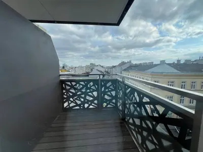 Ein Balkon oder eine Terrasse in der Unterkunft Gloriette Apartment Vienna