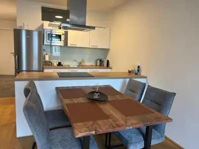 Küche/Küchenzeile in der Unterkunft Gloriette Apartment Vienna