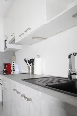 Küche/Küchenzeile in der Unterkunft Christiano Apartments 1060 CITY