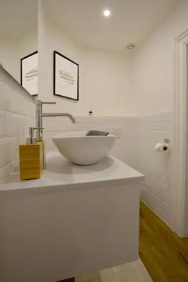 Ein Badezimmer in der Unterkunft MeetsLeopold