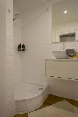 Ein Badezimmer in der Unterkunft MeetsLeopold